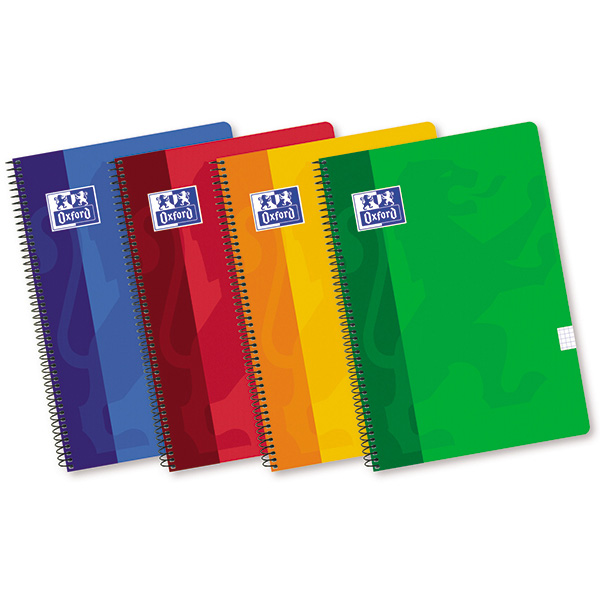 LIBRETA ESPIR. 4§ T/B 4X4MM 80H OXFORD