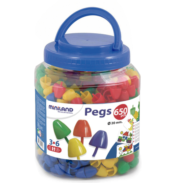 BOTE PEGS 20MM 650 PIEZAS