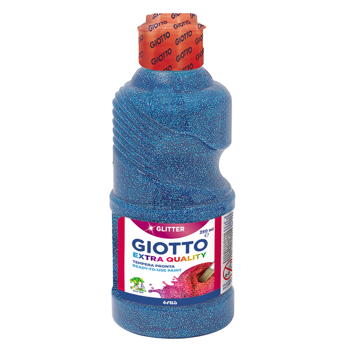 TEMPERA PURPURINA 250ML AZUL CLARO GIOT