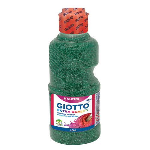 TEMPERA PURPURINA 250ML VERDE GIOTTO