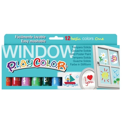 CAJA 12 PLAYCOLOR WINDOW 10GR. COLORES