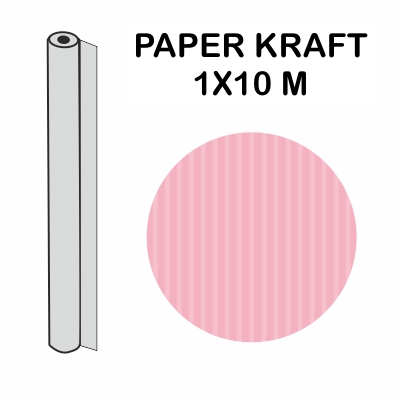 ROLLO KRAFT ROSA 1X10M 70GR