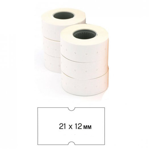 PACK 10+2 ROLLOS ETIQUETAS 21X12 BLANCA