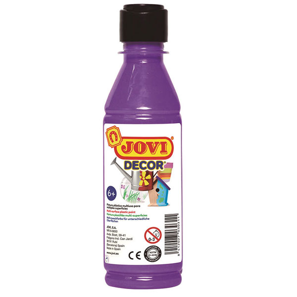 TEMPERA ESCOLAR PLASTICA VIOLETA 250ML