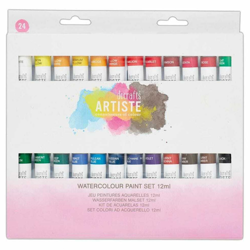 SET PINTURES AQUARELABLES 12ML 24UNI