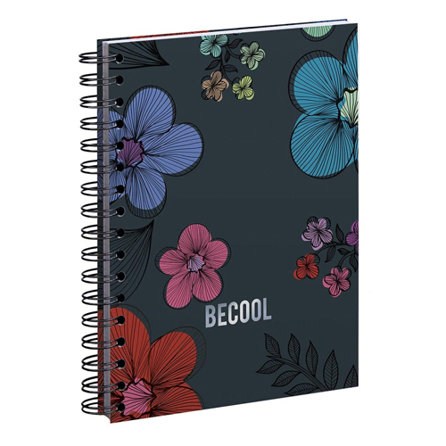 LIBRETA ESPIRAL BECOOL A5