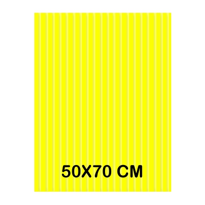 CARTON ONDULADO AMARILLO 50X70CM