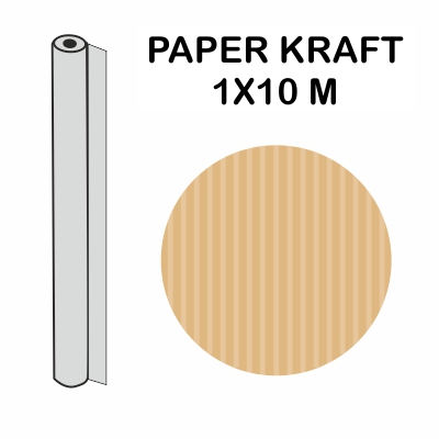 ROLLO KRAFT MARRON 1X10M 70GR