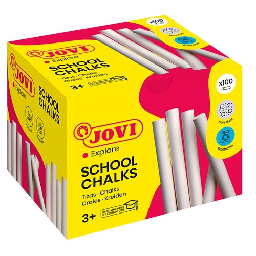 CAJA 100 TIZAS BLANCAS JOVI ANTIPOLVO