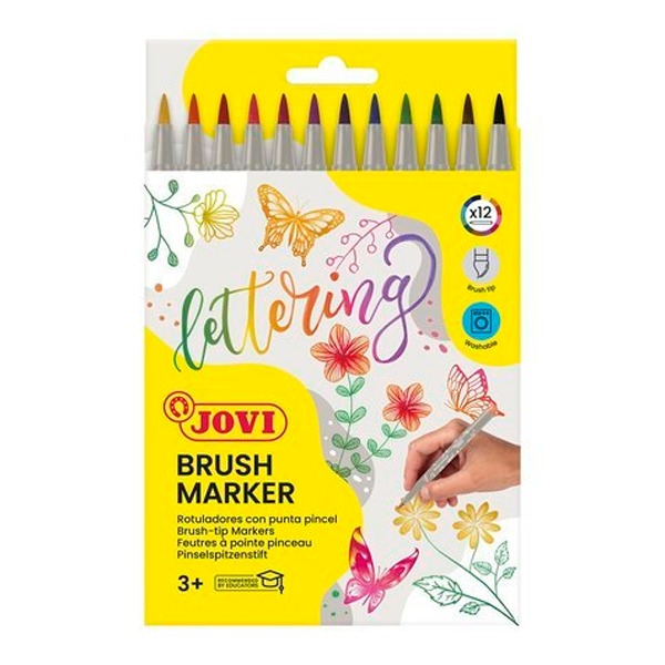 CAJA 12 ROTULADORES LETTERING P.PINCEL