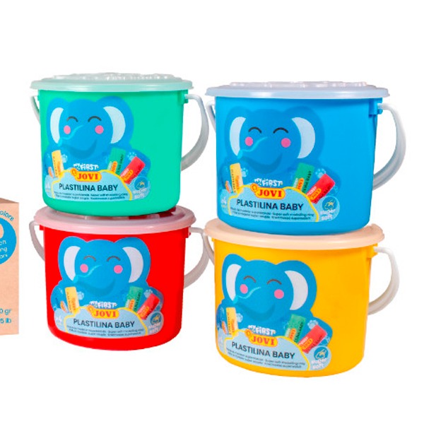 P 4 POTES 10 PLASTILINAS BABY 38GR 4 CO