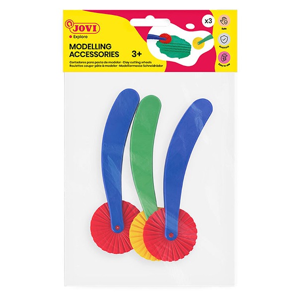 BLISTER 3 CORTADORES DE PLASTILINA