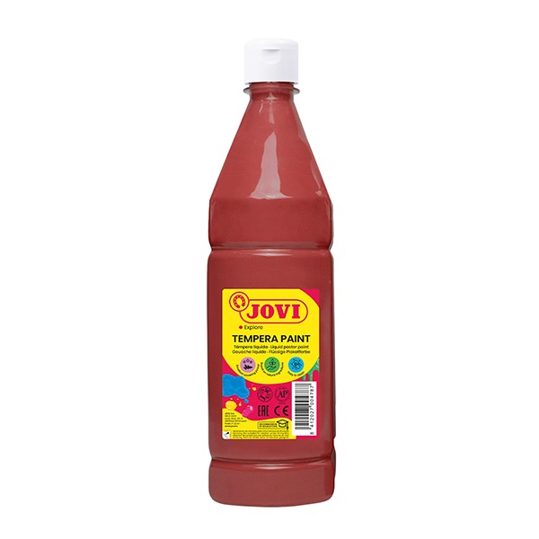 TEMPERA LIQUIDA ESCOLAR MARRON 500ML