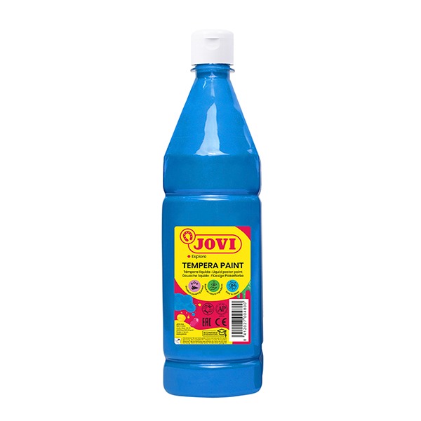 TEMPERA LIQUIDA ESCOLAR AZUL 500ML