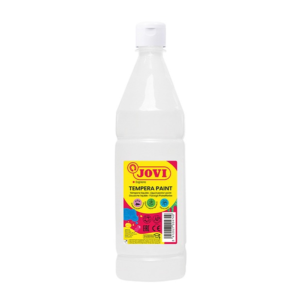 TEMPERA LIQUIDA BLANCA 1 LITRO JOVI