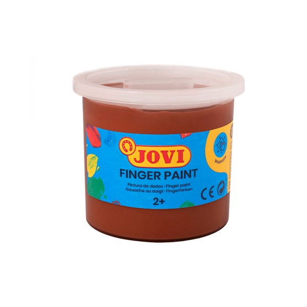 PINTURA DE DEDOS MARRON 125ML