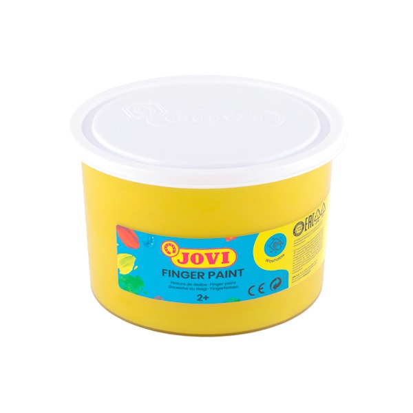 PINTURA DE DEDOS AMARILLO 500ML
