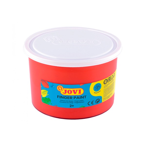 PINTURA DE DEDOS ROJO 500ML