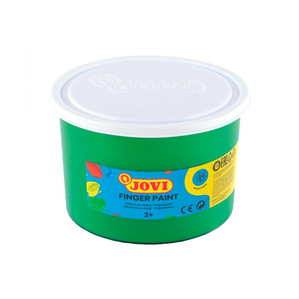 PINTURA DE DEDOS VERDE 500ML