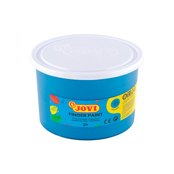 PINTURA DE DEDOS AZUL 500ML