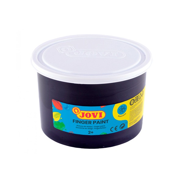 PINTURA DE DEDOS NEGRO 500ML