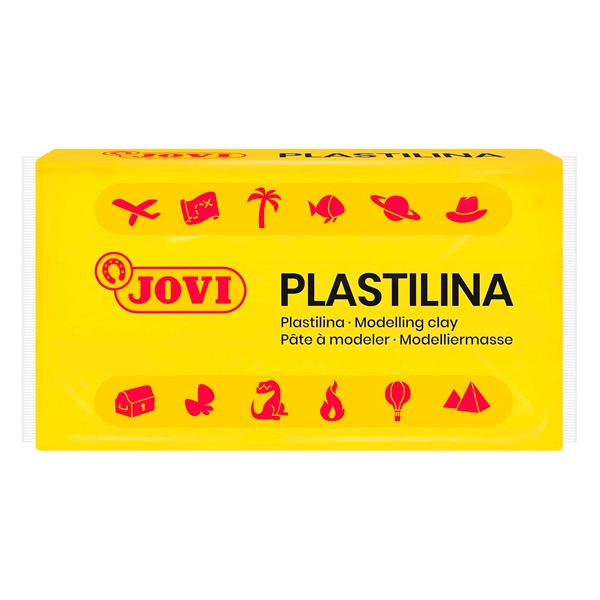 PLASTILINA MEDIANA AMARILLO JOVI 150GR