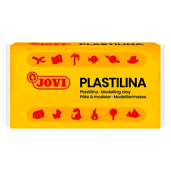 PLASTILINA MEDIANA AMARILLO FUERTE 150G