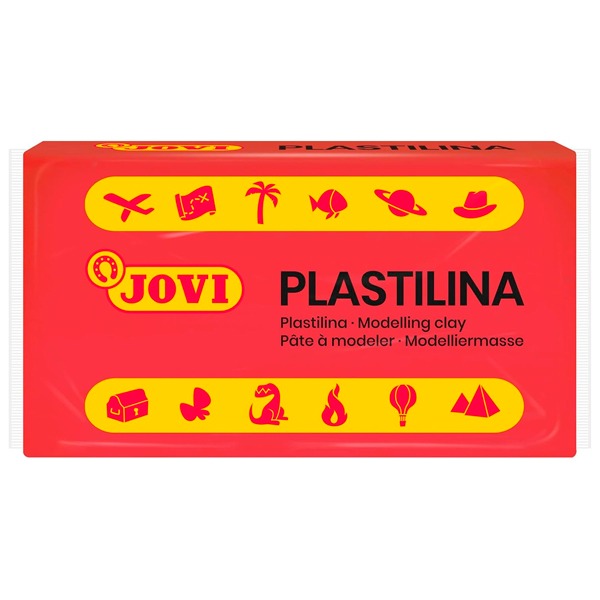 PLASTILINA MEDIANA ROJA JOVI 150GR