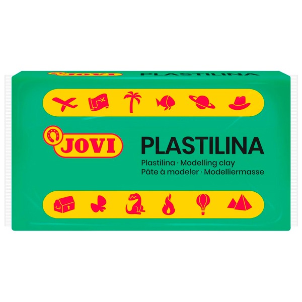 PLASTILINA MEDIANA VERDE JOVI 150GR