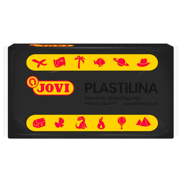 PLASTILINA MEDIANA NEGRA JOVI 150GR