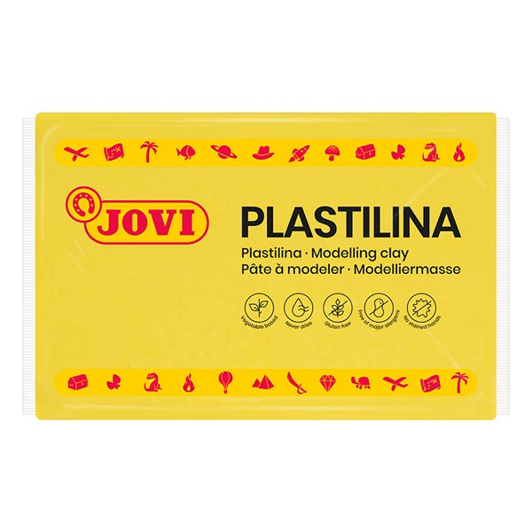 PLASTILINA GRANDE AMARILLO JOVI 350GR