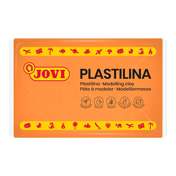PLASTILINA GRANDE NARANJA JOVI 350GR