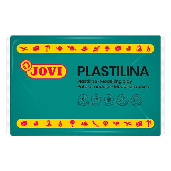PLASTILINA GRANDE VERDE FUERTE 350GR