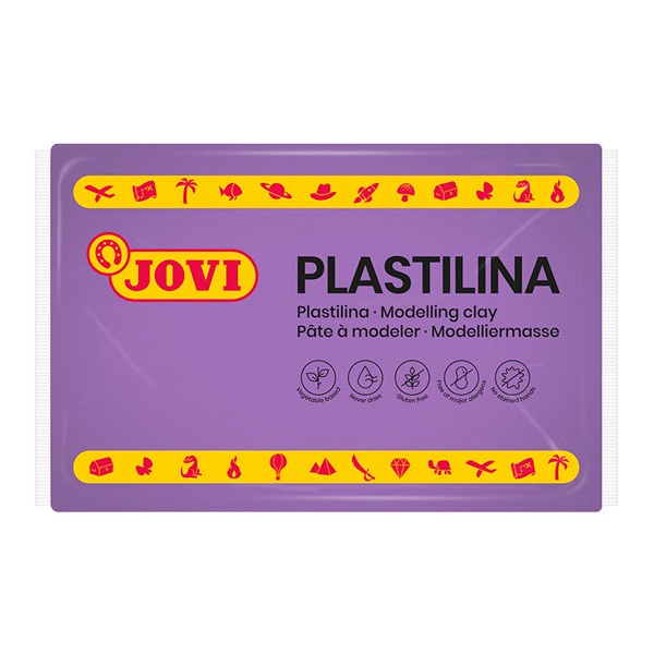 PLASTILINA GRANDE LILA JOVI 350GR