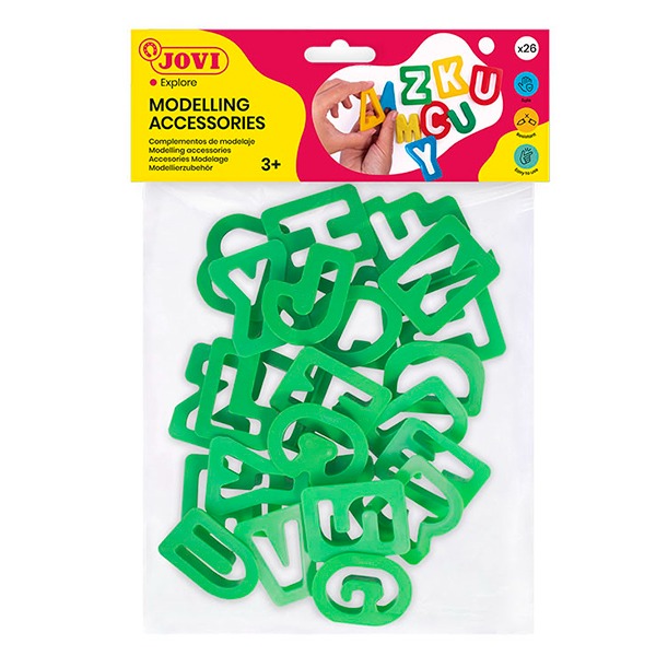 BLISTER 26 MOLDES DE LETRAS