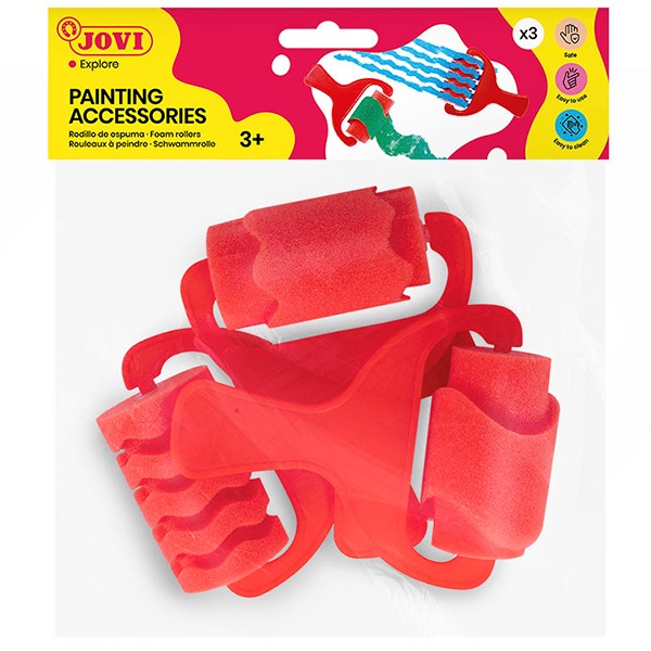 BOLSA 3 RODILLOS 75MM. DIFERENTES RALLA