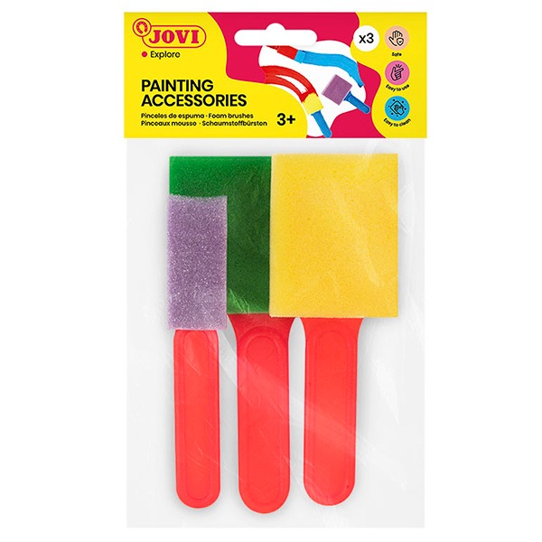 BOLSA 3 PALETAS DE ESPONJA DIF. MEDIDAS