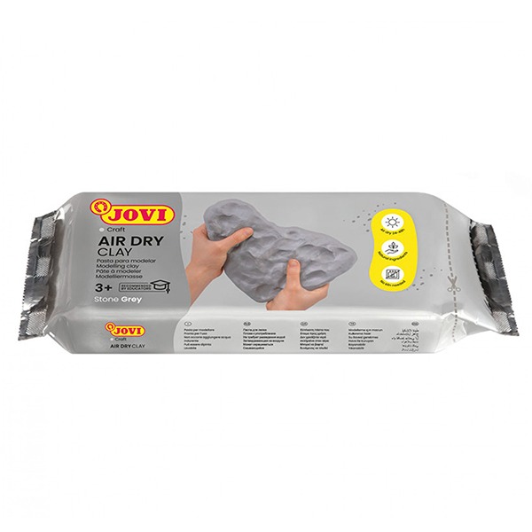 PAQUETE 500GR. PASTA ENDUREC. GRIS JOVI