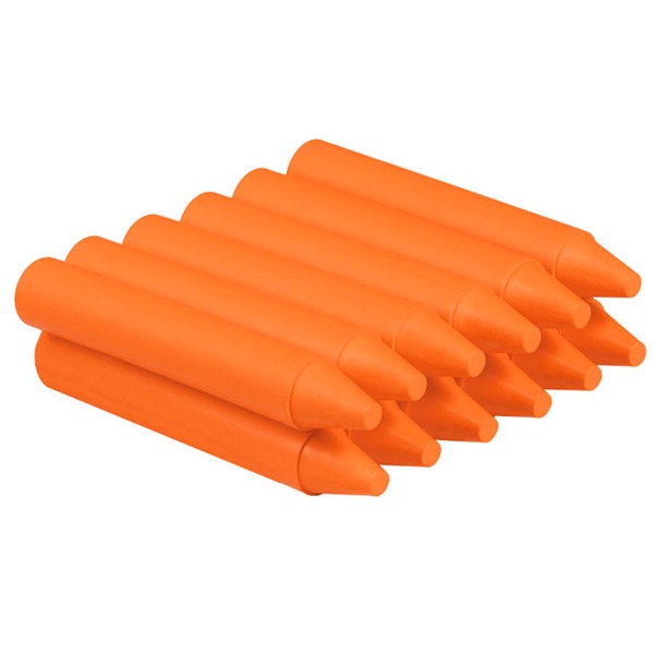 CAJA 12 CERAS DURAS REDONDAS NARANJA
