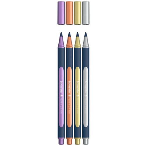 CAJA METALLIC ROLLERBALL PAINT-IT 4P.