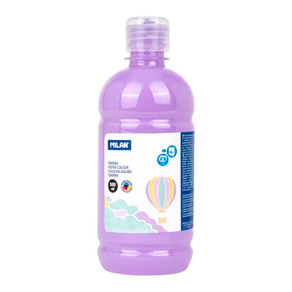TEMPERA LIQUIDA 500ML MILAN LILA PASTEL