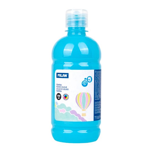 TEMPERA LIQUIDA 500ML MILAN AZUL PASTEL