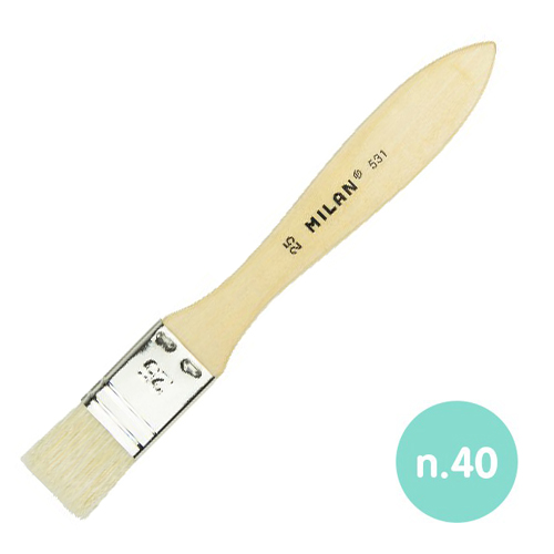 PINZELITA PLANA PELO CERDA S/531 Nº40