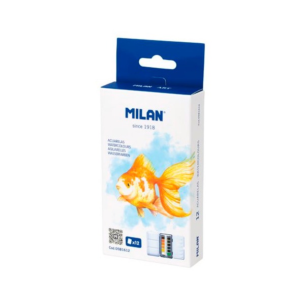 SET METALICO 12 ACUARELA GODETS