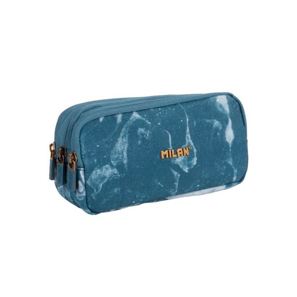 ESTUCHE 3 CREMALLERAS LAVA AZUL