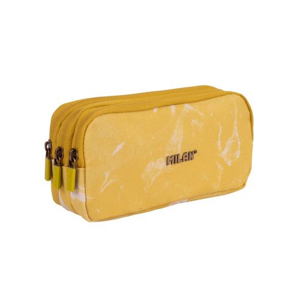 ESTUCHE 3 CREMALLERAS LAVA AMARILLO