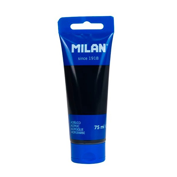 TUBO 75ML PINTURA ACRILICA NEGRO