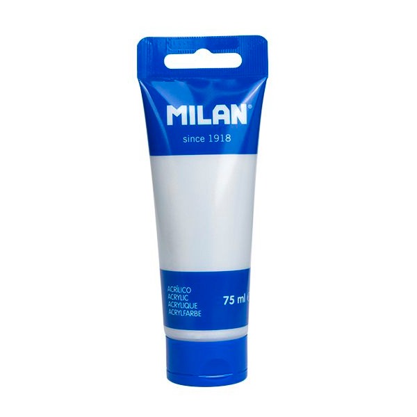 TUBO 75ML PINTURA ACRILICA PLATA