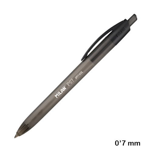 BOLIGRAFO DRY-GEL NEGRO MILAN