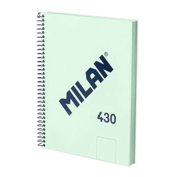 LIBRETA A5 VERDE 80H ESPIRAL LISO . 430